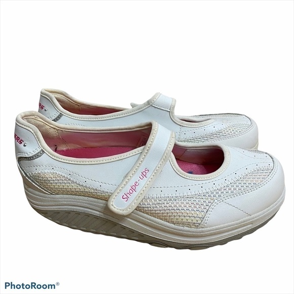 Skechers Shape Ups Mary Jane Toning Shoe Sz 8 - Picture 1 of 9